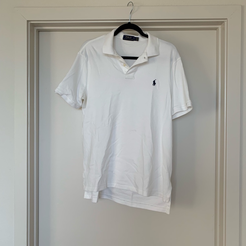 Ralph Lauren White Polo Large